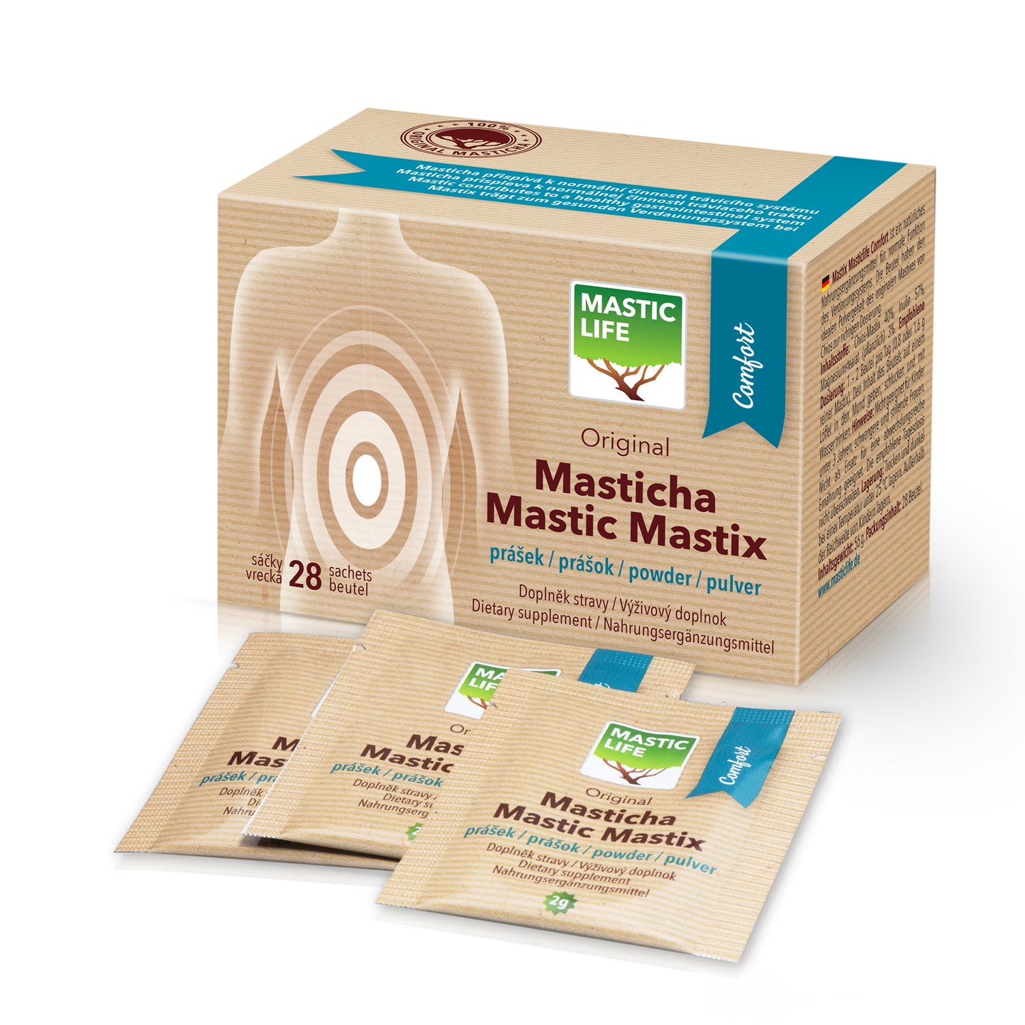 Vrecká mastichového prášku Masticha Comfort