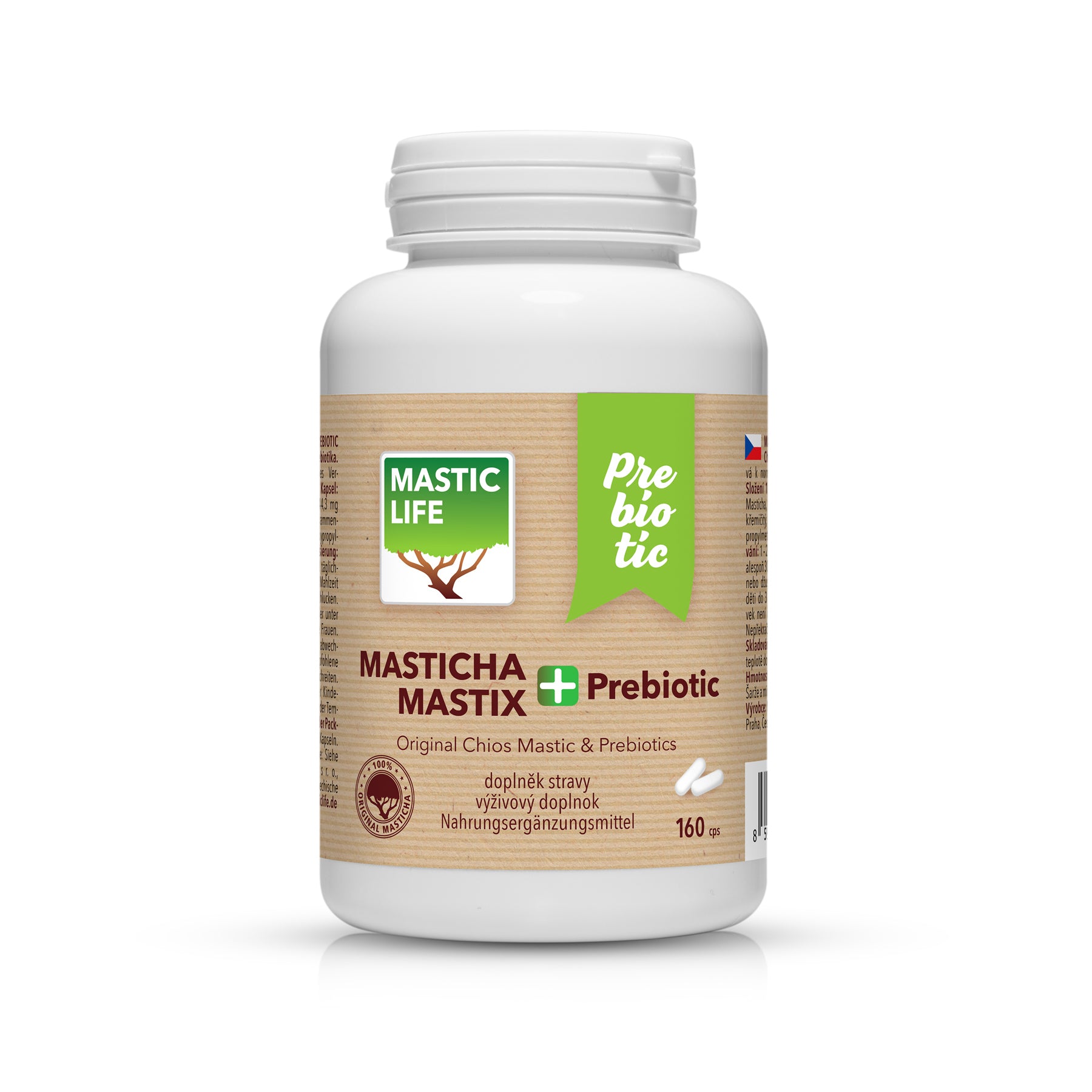 Masticha a prebiotiká, Masticha plus 160