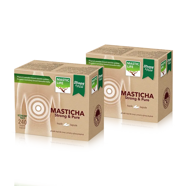 Masticha Strong&Pure Economy Double Pack (480 kapsúl) Masticlife