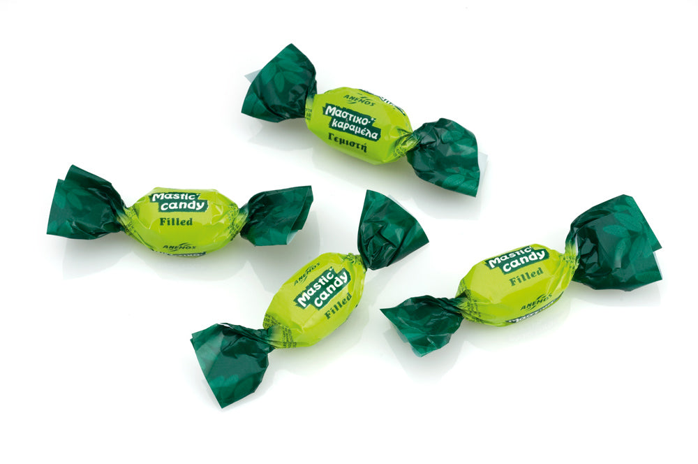 Mastichové cukríky plnené mastichovým krémom 200 g
