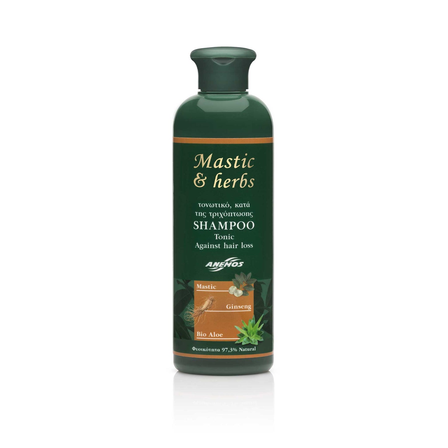 Tonizačný šampón proti vypadávaniu vlasov 300 ml Mastic&herbs