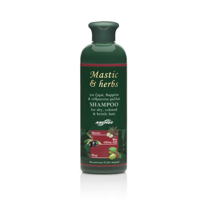 Šampón pre suché, farbené a poškodené vlasy 300 ml Mastic&herbs