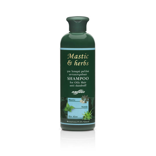 Šampón proti lupinám na mastné vlasy 300 ml Mastic&herbs
