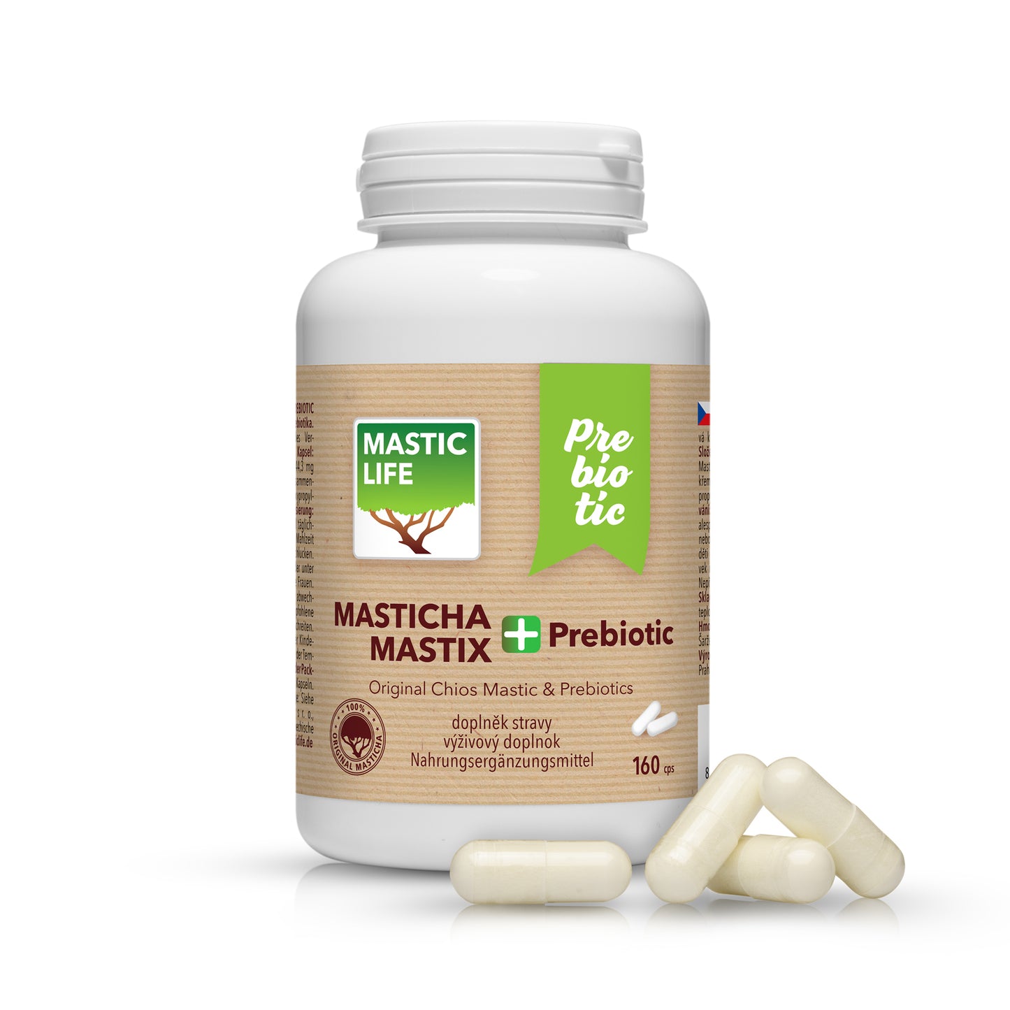 Masticha+ Prebiotic, 160 kapsúl originálnej mastichy
