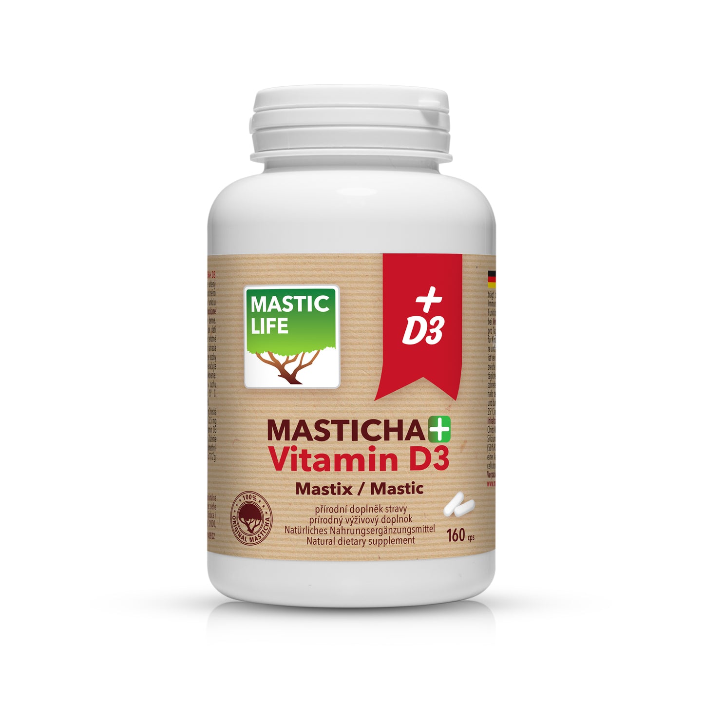 Imunita – Masticha plus Vitamin D3 160 kapsúl
